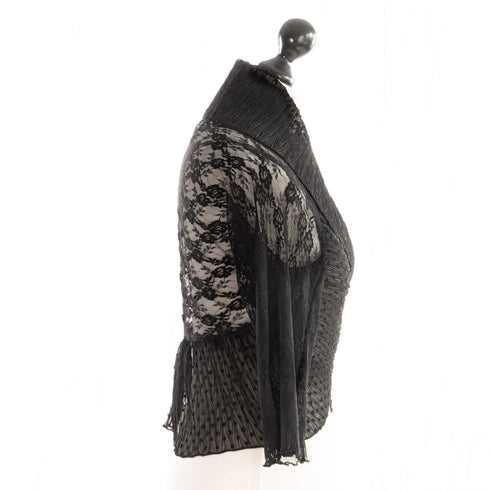 SiaLinda Kimi, Bolero im Kimono Stil, Material - Mix, flexibel zu tragen - SiaLinda.com